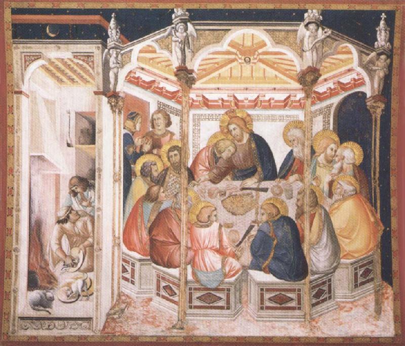 Pietro Lorenzetti Last Supper Spain oil painting art